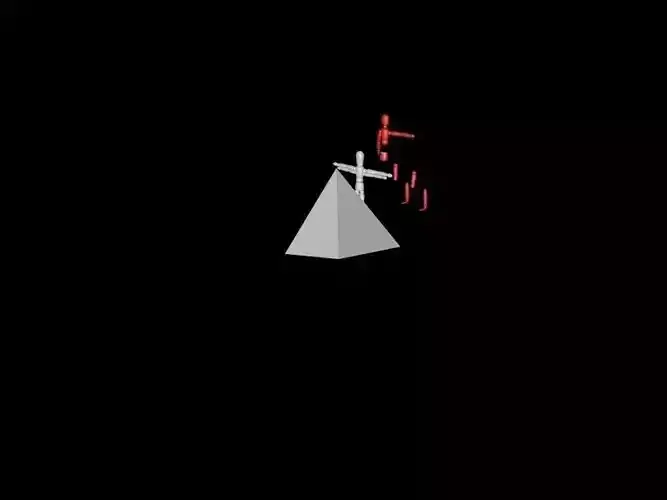 Pyramid Short Animated Model Free 3D model