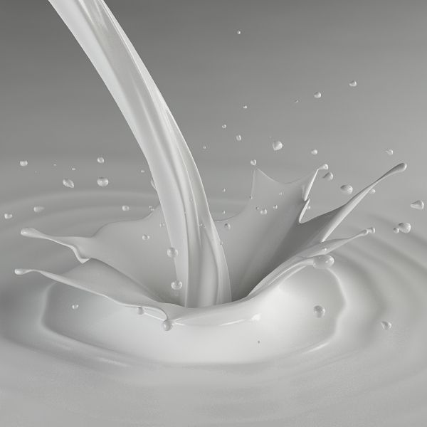Splash 07 milk 3D model_2