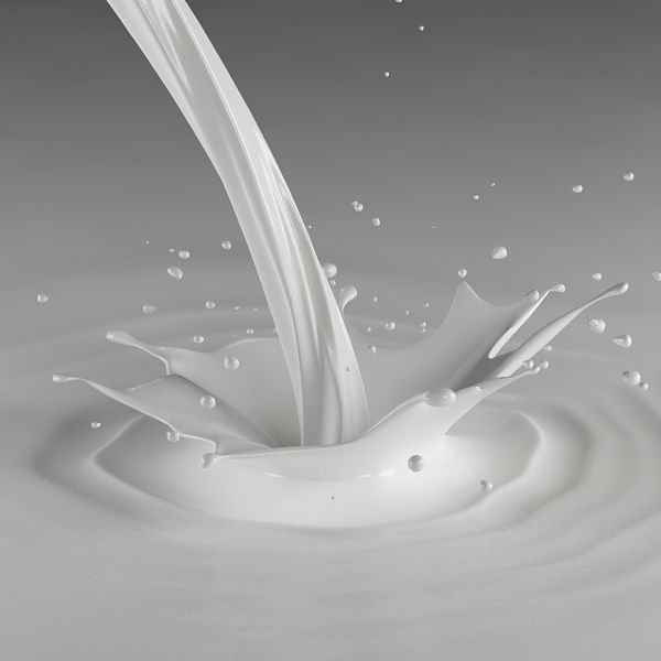 Splash 07 milk 3D model_5