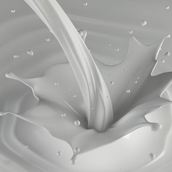 Splash 07 milk 3D model_4