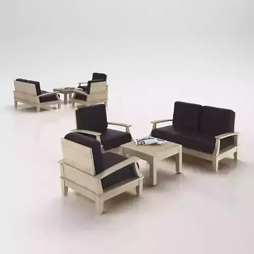 Scandinavian sesign armchairs set