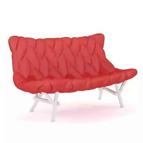 Red Modern Sofa 1