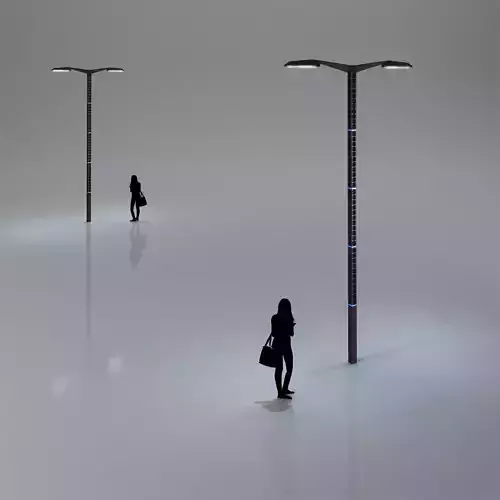 Double street LED lamp