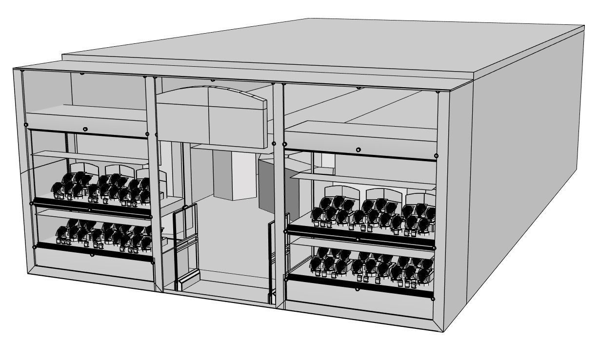 Shop window with jewellery 3D model_4