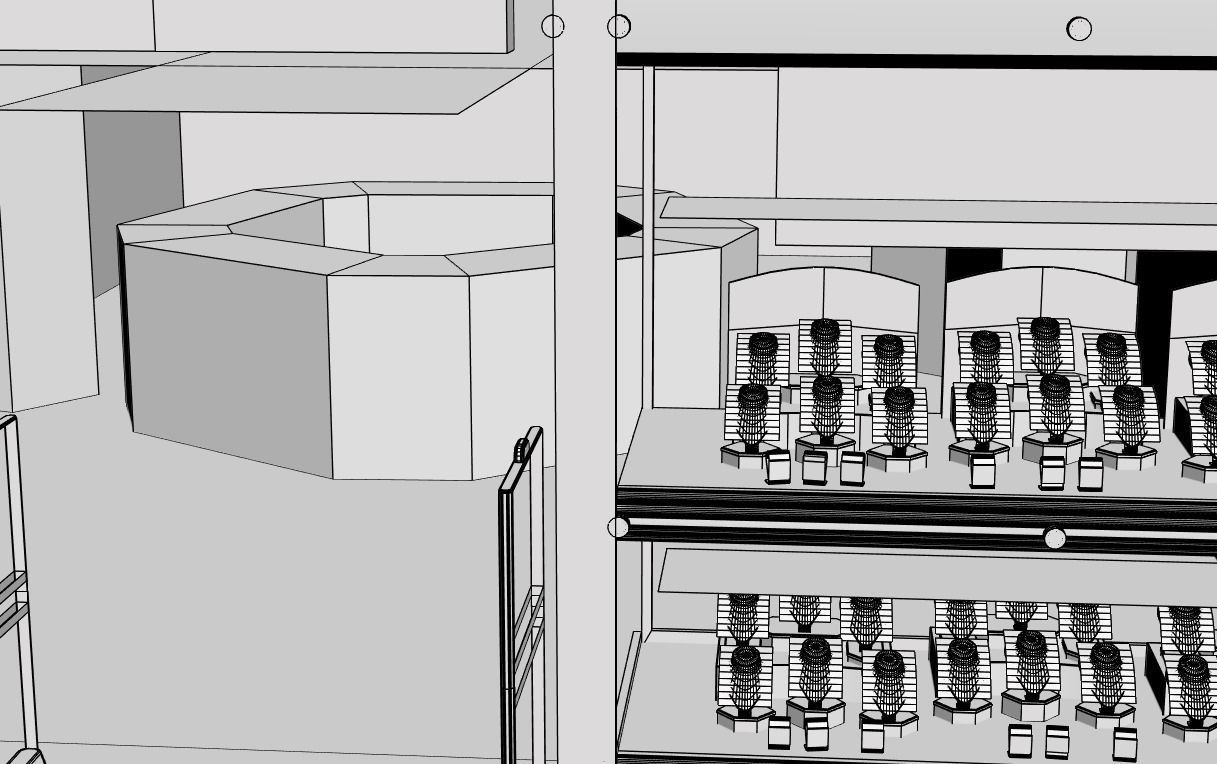 Shop window with jewellery 3D model_6