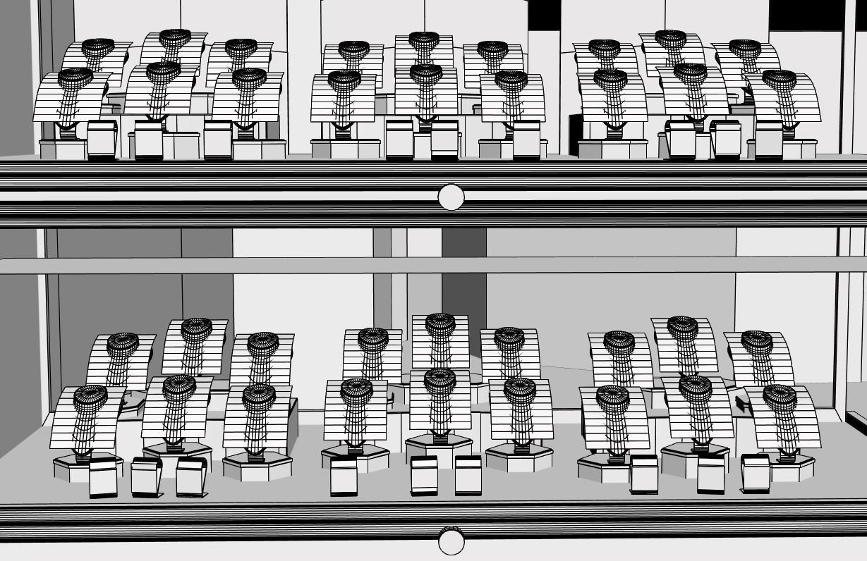 Shop window with jewellery 3D model_5