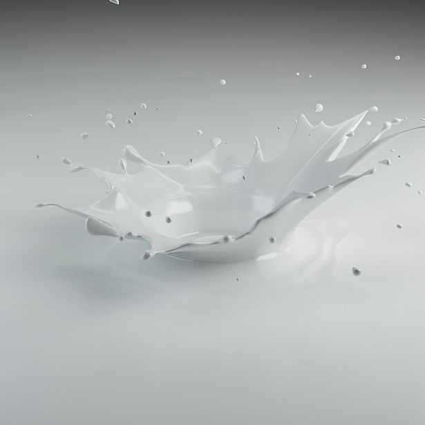 Splash 15 milk 3D model_4