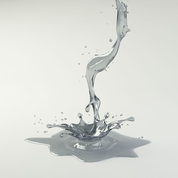 Splash 03 water 3D model_2