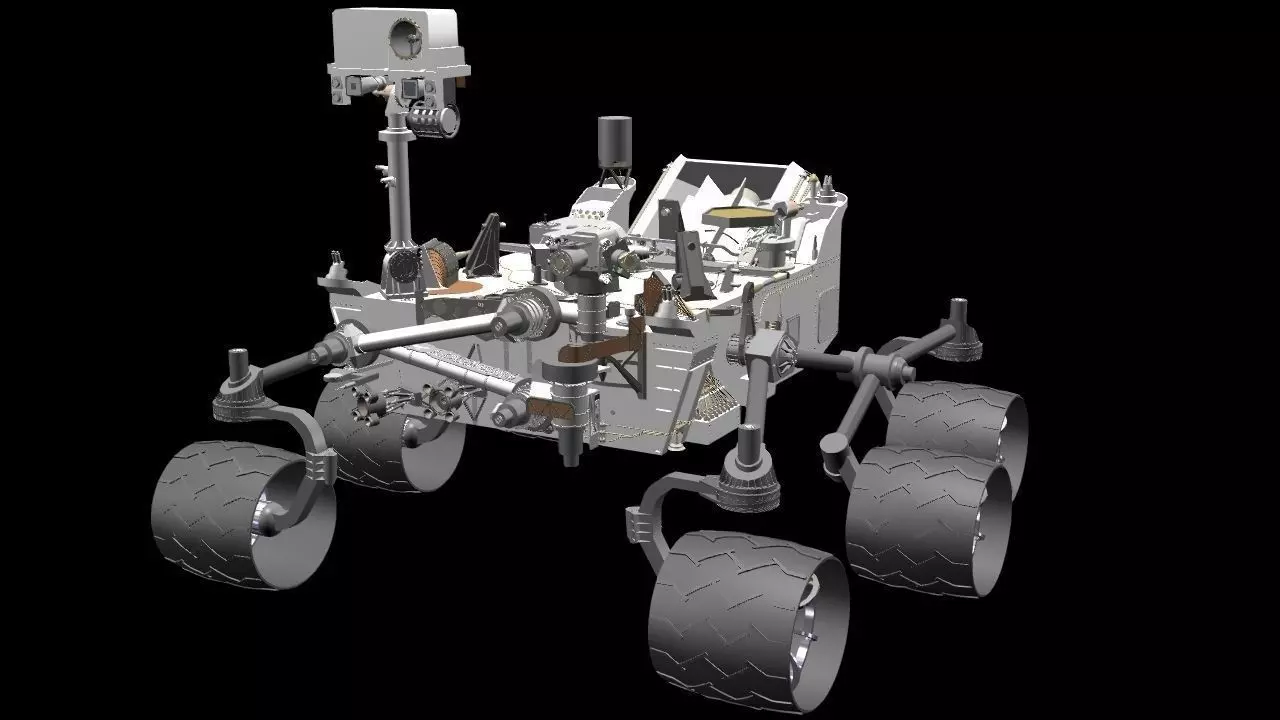 Curiosity Rover Free 3D model_0