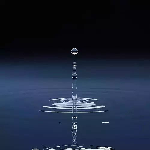 Splash 05 drop water 3D model