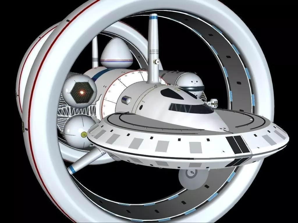 Nasa WarpShip Free 3D model_0