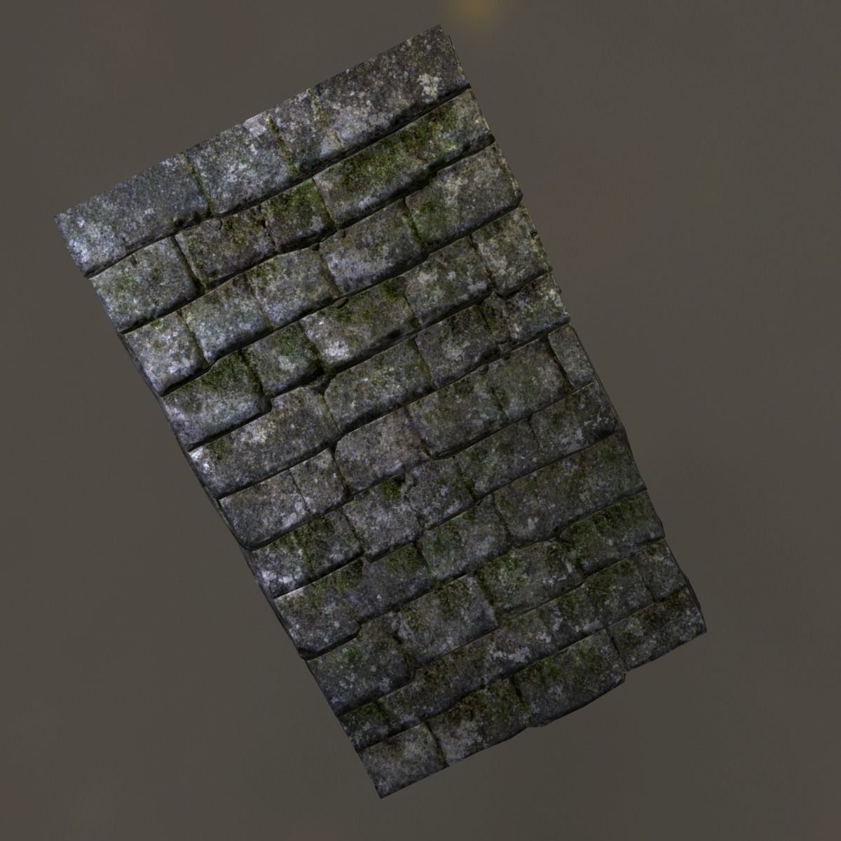 Stone Stairs Low-poly 3D model_8