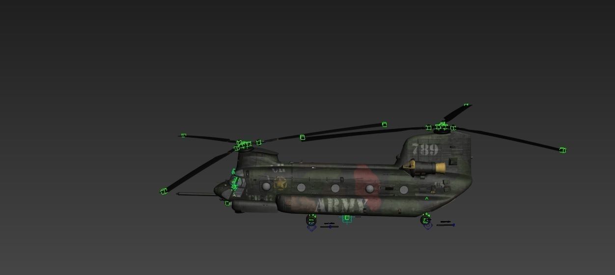 Chinook MH-47 3D model_13