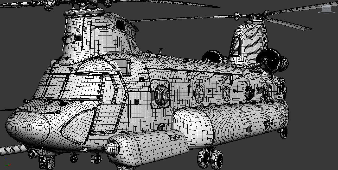 Chinook MH-47 3D model_15