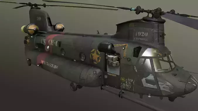 Chinook MH-47 3D model