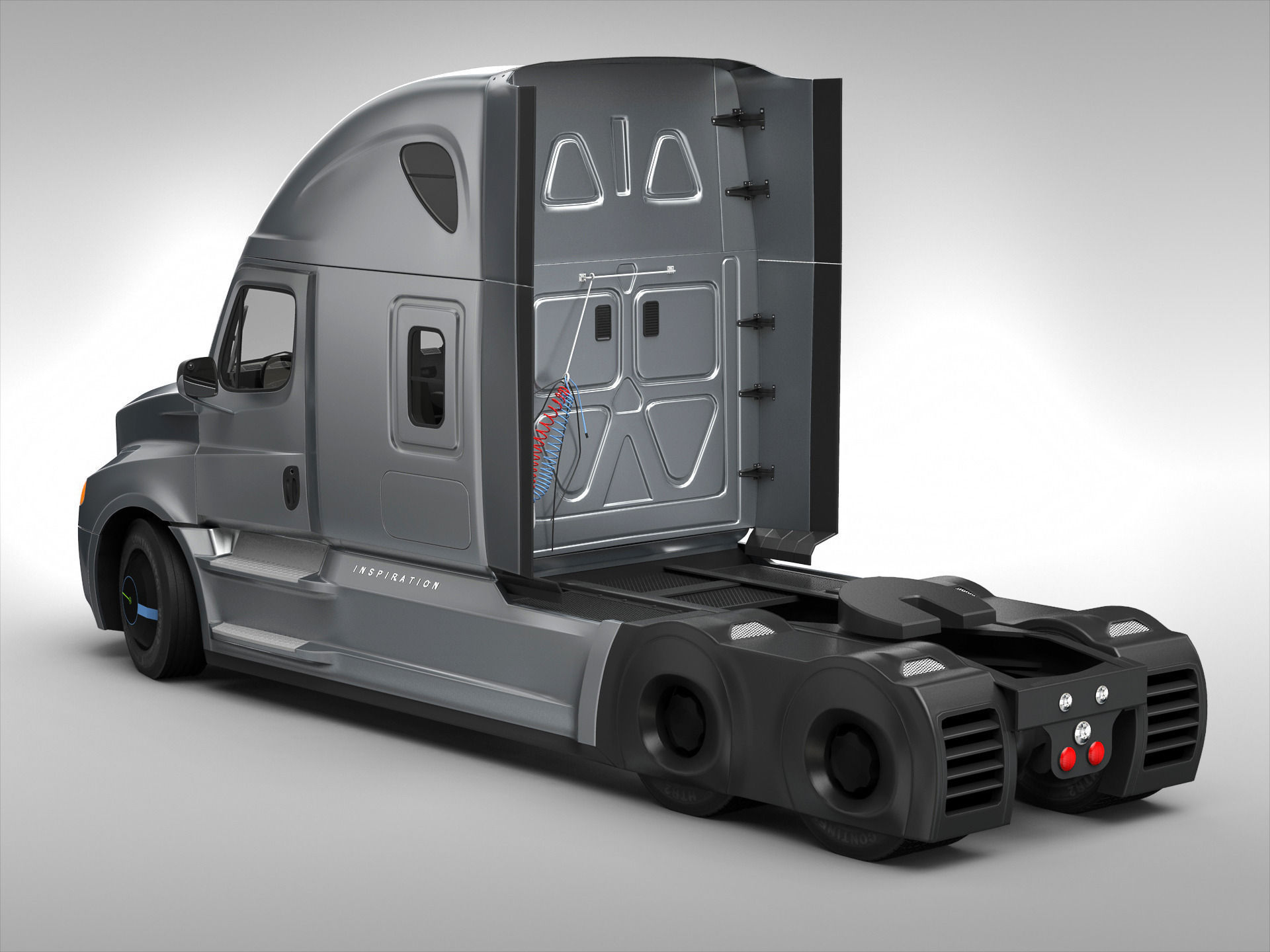 Freightliner Inspiration 3D model_5