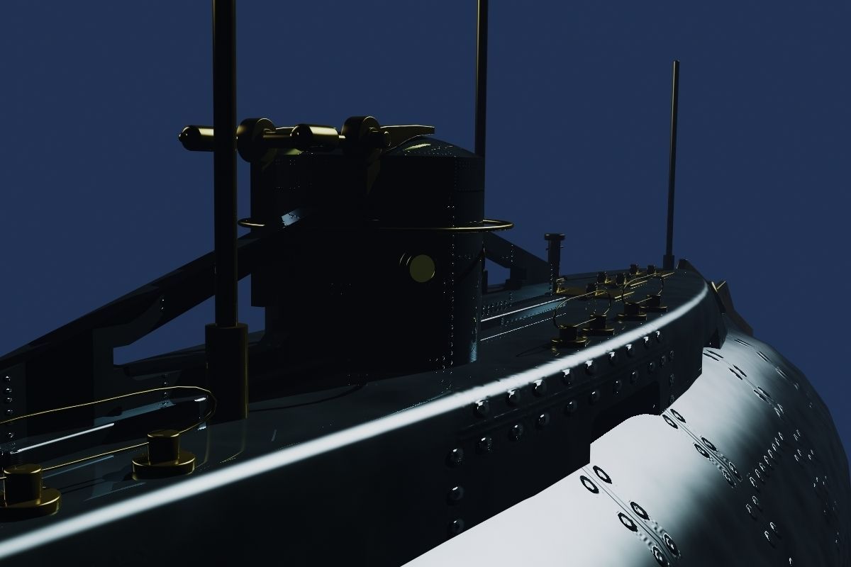 Holland sub model 3D model_6