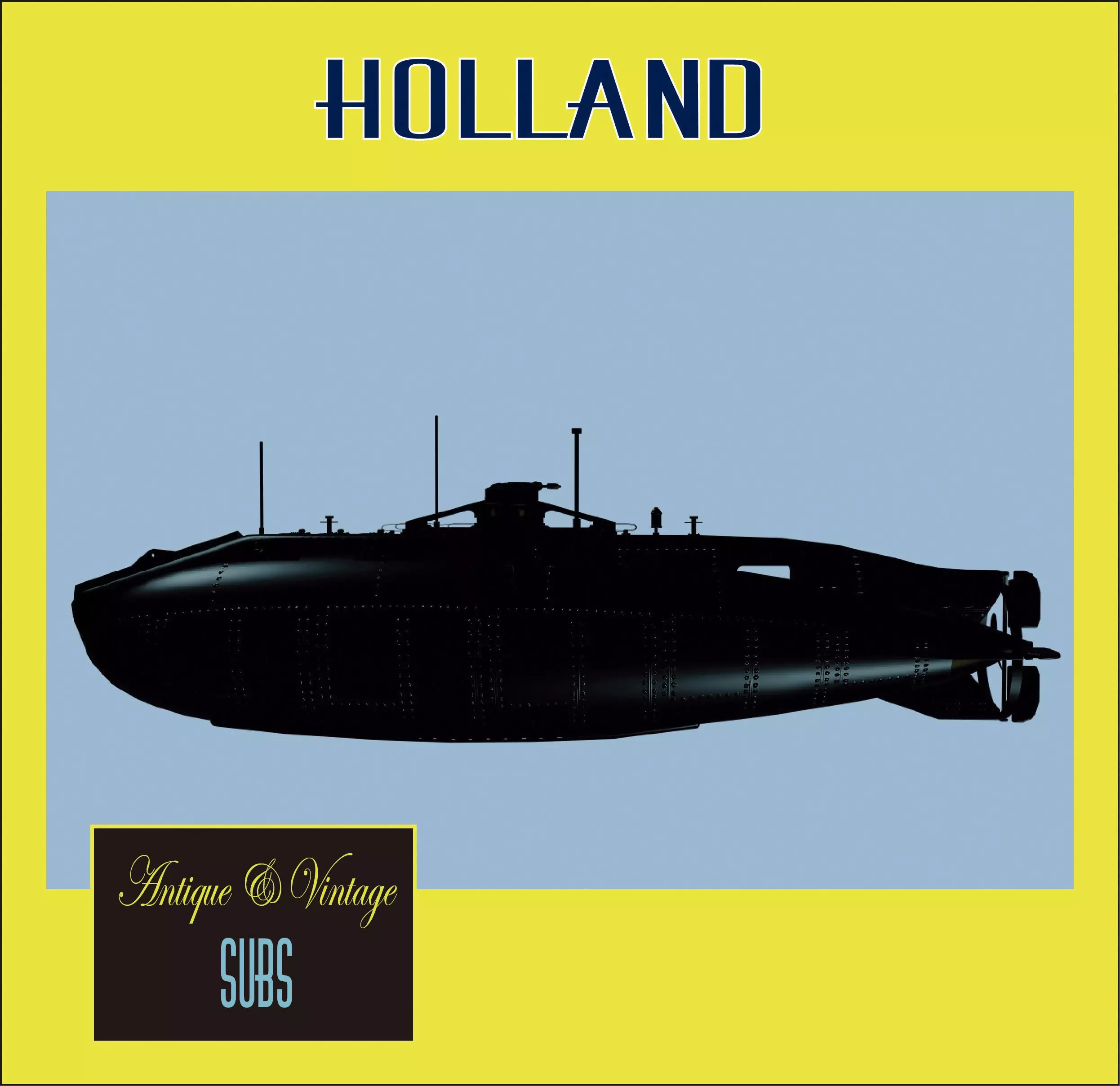 Holland sub model 3D model_0