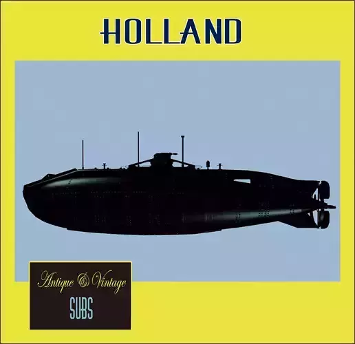 Holland sub model 3D model