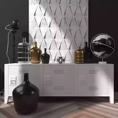 Photorealistic decor loft set