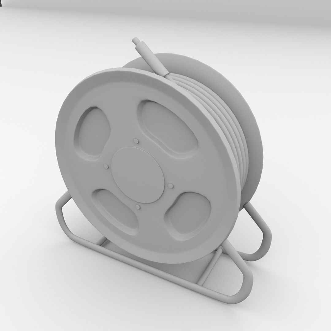 Fire Hose Reel 3D model_3