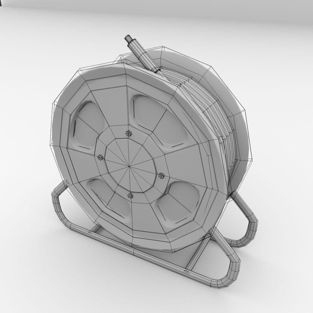 Fire Hose Reel 3D model_4