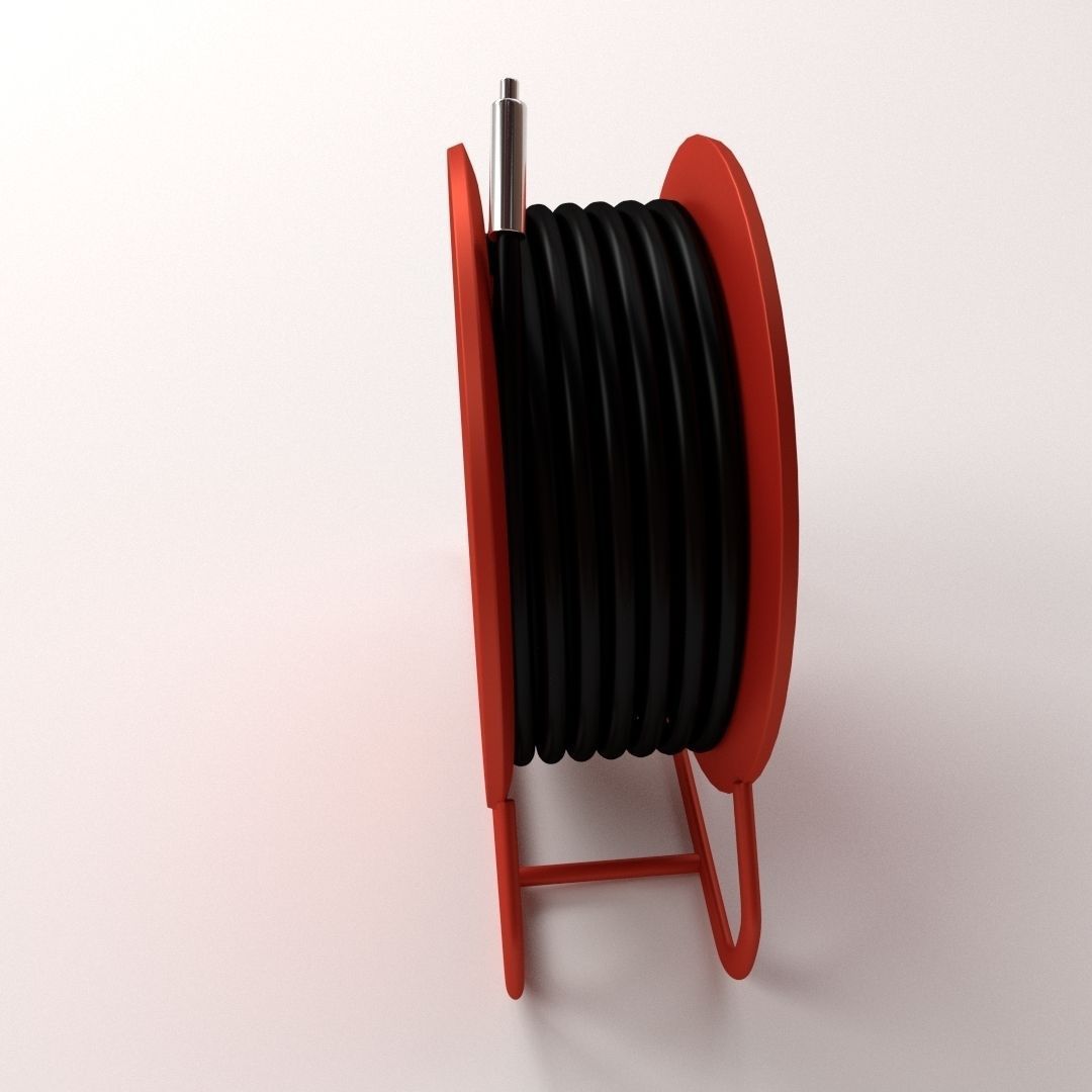 Fire Hose Reel 3D model_1