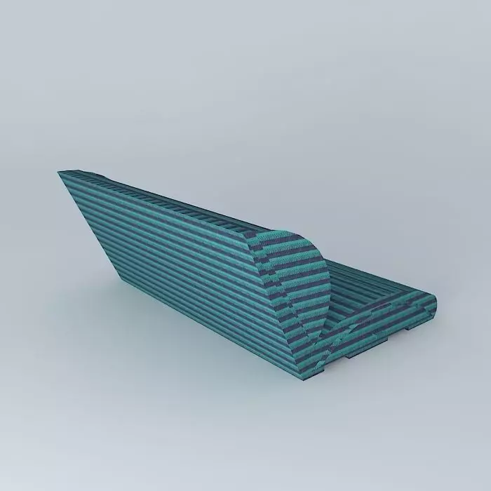Modern Bed Free 3D model_0