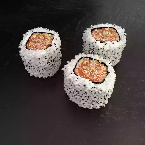 Hosomaki Tempura fish sushi