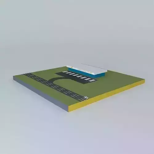 SketchyPhysics Driving Straight Car Free 3D model