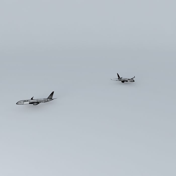 Alitalia World Dynamics NGX-1A Free 3D model_3