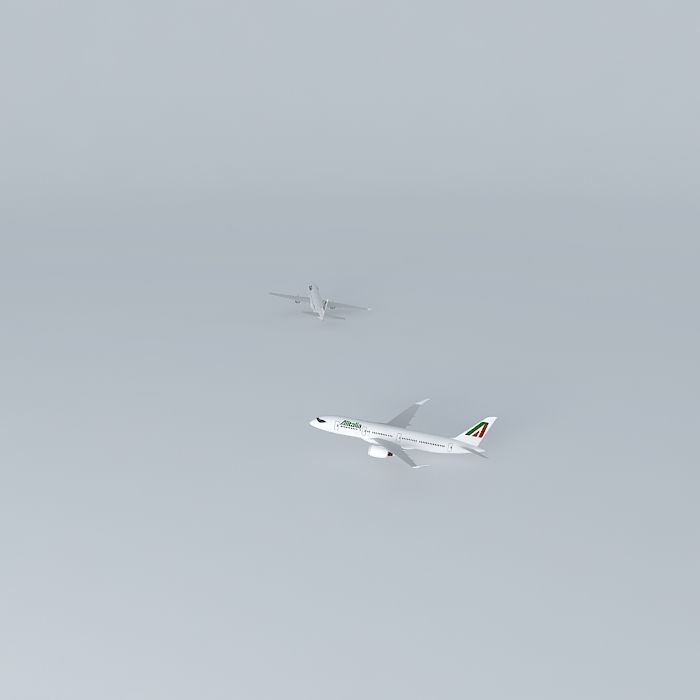 Alitalia World Dynamics NGX-1A Free 3D model_2