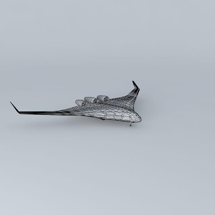 Boeing BWB Free 3D model_3