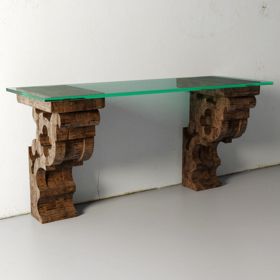 Restoration Hardware Corbel Gl Console Model Max Fbx Restoration Hardware Corbel Gl Console Model Max Fbx 3