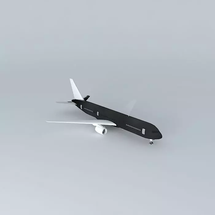 Template - Boeing 767-300 Free 3D model