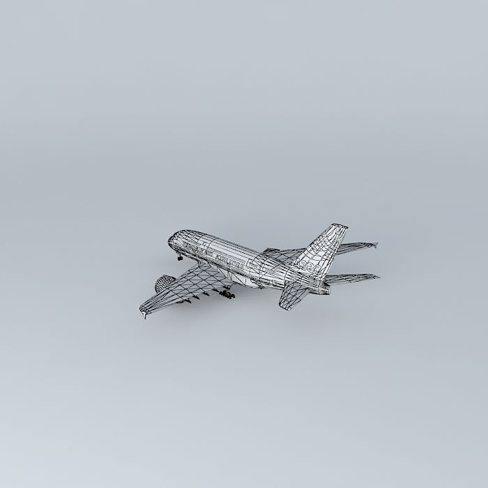 Airbus A370  Free 3D model_4