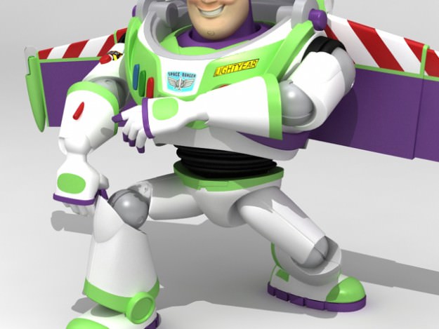 Woody and Buzz rigged 3D model_19