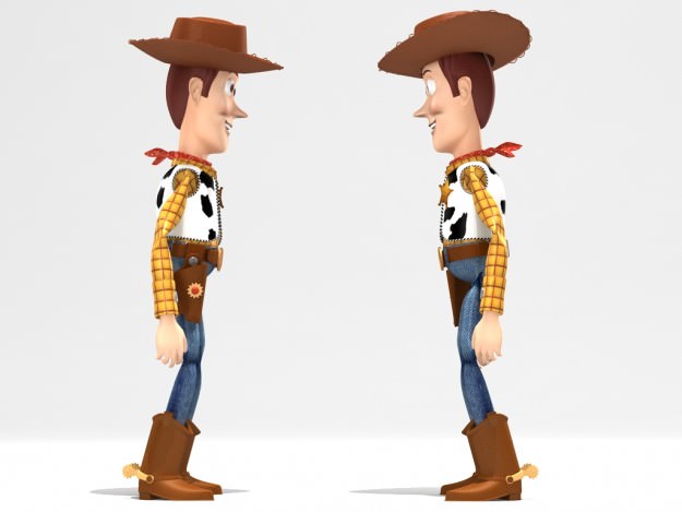 Woody and Buzz rigged 3D model_30