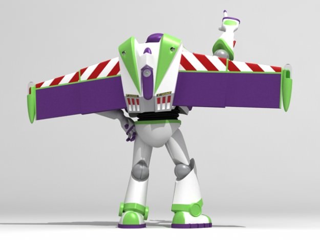 Woody and Buzz rigged 3D model_21