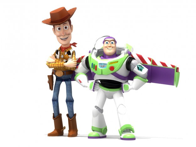Woody and Buzz rigged 3D model_24