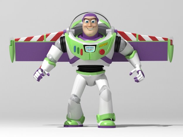 Woody and Buzz rigged 3D model_2