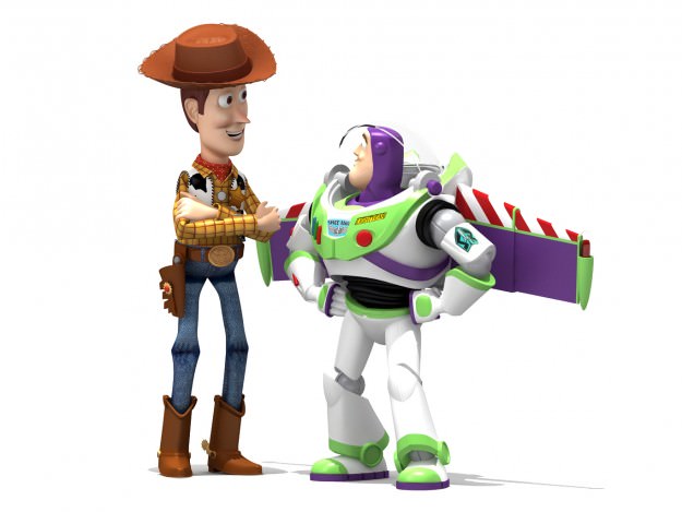 Woody and Buzz rigged 3D model_25