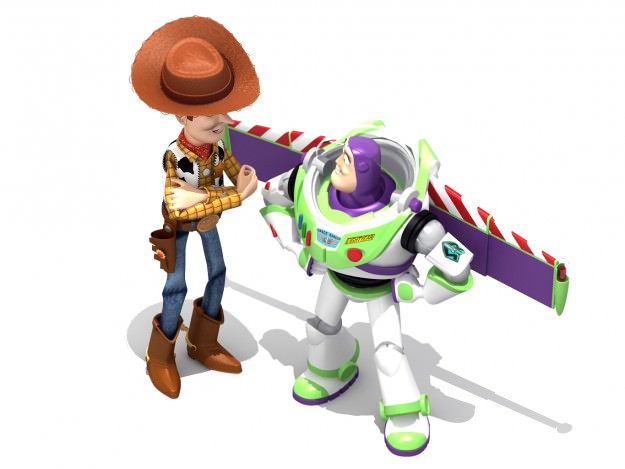Woody and Buzz rigged 3D model_26