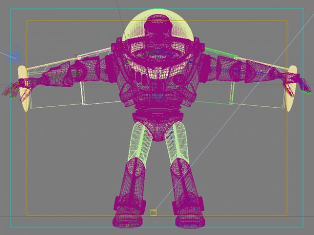 Woody and Buzz rigged 3D model_12