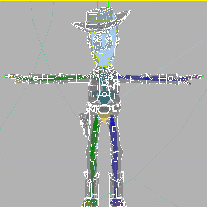 Woody and Buzz rigged 3D model_44