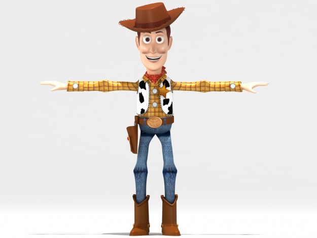 Woody and Buzz rigged 3D model_41