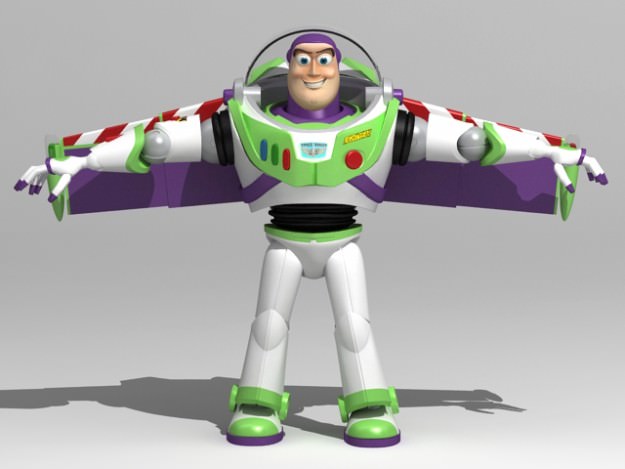 Woody and Buzz rigged 3D model_13