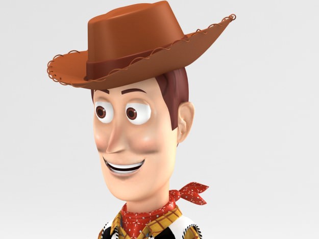 Woody and Buzz rigged 3D model_31