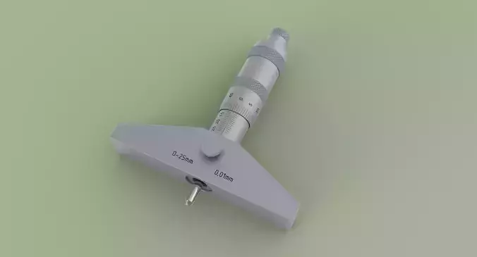 Depth micrometer 3D model