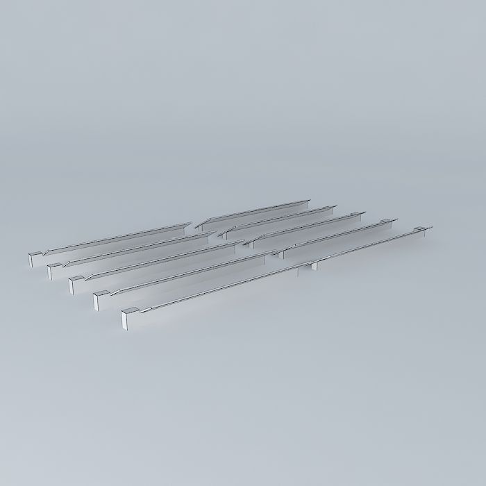 Solar Panels on Orchilla Island  Free 3D model_4